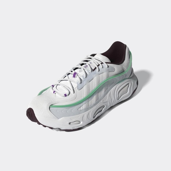 Adidas Originals Oznova GW9386 White/Shadow Maroon Men's Sneakers Size US 7 New - Picture 2 of 6